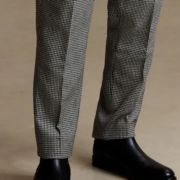 Banana Republic Men's TAILORED-FIT HOUNDSTOOTH SUIT TROUSER 31/30 NWT - Picture 6 of 8